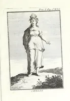 Picture 13 of 17 from Dizionario mitologico, ovvero, Della favola, storico, poetico, simbolico ec. in cui esattamente si spiega l'origine degli dei, de' semidei, e degli eroi dell' antico gentilesimo, i misterj, i dogmi, il culto, i sacrifizj, i giuochi, le feste, e tutto ciò, che appartiene alla religione de' gentili ... (1776), leaf 311