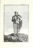 Picture 17 of 17 from Dizionario mitologico, ovvero, Della favola, storico, poetico, simbolico ec. in cui esattamente si spiega l'origine degli dei, de' semidei, e degli eroi dell' antico gentilesimo, i misterj, i dogmi, il culto, i sacrifizj, i giuochi, le feste, e tutto ciò, che appartiene alla religione de' gentili ... (1776), leaf 327