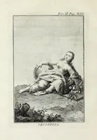 Picture 3 of 26 from Dizionario mitologico : ovvero della favola, poetico, storico ec. in cui esttamente si spiega l'origine degli dei, de' semidei, e gegli eroi dell'antico gentilessimo, i misteri, i dogmi, il culto, i sacrifizj, i giuochi, le feste, e tutto ciò, che appartiene alla religione de' Gentilli ... (1755), leaf 24