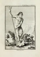 Picture 24 of 26 from Dizionario mitologico : ovvero della favola, poetico, storico ec. in cui esttamente si spiega l'origine degli dei, de' semidei, e gegli eroi dell'antico gentilessimo, i misteri, i dogmi, il culto, i sacrifizj, i giuochi, le feste, e tutto ciò, che appartiene alla religione de' Gentilli ... (1755), leaf 311