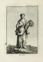 Picture 5 of 26 from Dizionario mitologico : ovvero della favola, poetico, storico ec. in cui esttamente si spiega l'origine degli dei, de' semidei, e gegli eroi dell'antico gentilessimo, i misteri, i dogmi, il culto, i sacrifizj, i giuochi, le feste, e tutto ciò, che appartiene alla religione de' Gentilli ... (1755), leaf 46