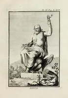 Picture 7 of 26 from Dizionario mitologico : ovvero della favola, poetico, storico ec. in cui esttamente si spiega l'origine degli dei, de' semidei, e gegli eroi dell'antico gentilessimo, i misteri, i dogmi, il culto, i sacrifizj, i giuochi, le feste, e tutto ciò, che appartiene alla religione de' Gentilli ... (1755), leaf 87