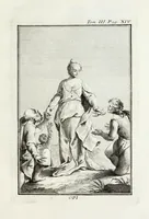 Picture 5 of 22 from Dizionario mitologico : ovvero della favola, poetico, storico ec. in cui esttamente si spiega l'origine degli dei, de' semidei, e gegli eroi dell'antico gentilessimo, i misteri, i dogmi, il culto, i sacrifizj, i giuochi, le feste, e tutto ciò, che appartiene alla religione de' Gentilli ... (1755), leaf 33