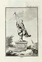 Picture 6 of 22 from Dizionario mitologico : ovvero della favola, poetico, storico ec. in cui esttamente si spiega l'origine degli dei, de' semidei, e gegli eroi dell'antico gentilessimo, i misteri, i dogmi, il culto, i sacrifizj, i giuochi, le feste, e tutto ciò, che appartiene alla religione de' Gentilli ... (1755), leaf 46