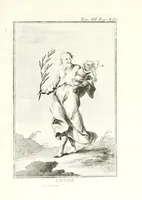 Picture 7 of 17 from Dizionario mitologico, ovvero, Della favola, storico, poetico, simbolico ec. in cui esattamente si spiega l'origine degli dei, de' semidei, e degli eroi dell' antico gentilesimo, i misterj, i dogmi, il culto, i sacrifizj, i giuochi, le feste, e tutto ciò, che appartiene alla religione de' gentili ... (1776), leaf 285