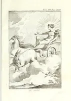 An illustration from Dizionario mitologico, ovvero, Della favola, storico, poetico, simbolico ec. in cui esattamente si spiega l'origine degli dei, de' semidei, e degli eroi dell' antico gentilesimo, i misterj, i dogmi, il culto, i sacrifizj, i giuochi, le feste, e tutto ciò, che appartiene alla religione de' gentili ... (1776)