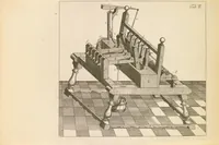An illustration from D. Jacob Christian Schäffers Versuche und Muster ohne alle Lumpen oder doch mit einem geringen Zusatze derselben Papier zu machen : nebst vier ausgemahlten Kupfertafeln (1765)