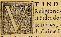 An illustration from Doctrina christiana, y catecismo para instruccion de los indios, y de las de mas personas, que han de ser enseñadas en nuestra sancta fé. : Con vn confessionario, y otras cosas necessarias para los que doctrinan, que se contienen en la pagina siguiente. Compuesto por auctoridad del Concilio Prouincial, que se celebro en la Ciudad de los Reyes, el año de 1583. ; Y por la misma traduzido en las dos lenguas generales, de este reyno, quichua, y aymara. (1584)