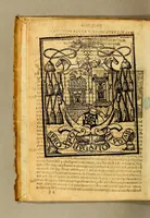 An illustration from Doctrina [Christ]iana breue y co[m]pendiosa por via de dialogo entre vn maestro y vn discipulo, : sacada en le[n]gua castellana y mexicana (1565)