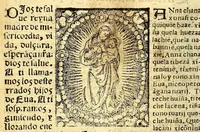 An illustration from Doctrina Christiana en lengua Castellana y Çapoteca: (1567)
