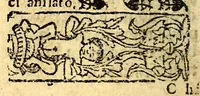 An illustration from Doctrina Christiana en lengua Castellana y Çapoteca: (1567)