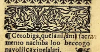 An illustration from Doctrina Christiana en lengua Castellana y Çapoteca: (1567)