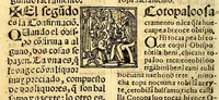 An illustration from Doctrina Christiana en lengua Castellana y Çapoteca: (1567)