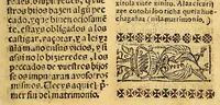An illustration from Doctrina Christiana en lengua Castellana y Çapoteca: (1567)