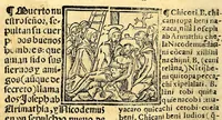 An illustration from Doctrina Christiana en lengua Castellana y Çapoteca: (1567)