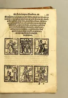 An illustration from Doctrina christiana en la lengua guasteca co[n] la lengua castellana, : la guasteca correspondiente acada palabra: de guasteco: segun q[ue] se pudo tolerar en la frasis: de la lengua guasteca: (1571)