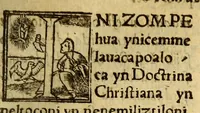 Picture 1 of 36 from Doctrina christiana muy cumplida, : donde se contiene la exposicion de todo lo necessario para doctrinar alos Yndios, y administralles los Sanctos Sacramentos. (1575), leaf 17