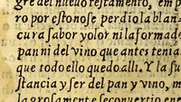 An illustration from Doctrina christiana muy cumplida, : donde se contiene la exposicion de todo lo necessario para doctrinar alos Yndios, y administralles los Sanctos Sacramentos. (1575)