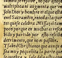 Picture 20 of 36 from Doctrina christiana muy cumplida, : donde se contiene la exposicion de todo lo necessario para doctrinar alos Yndios, y administralles los Sanctos Sacramentos. (1575), leaf 172