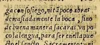 Picture 21 of 36 from Doctrina christiana muy cumplida, : donde se contiene la exposicion de todo lo necessario para doctrinar alos Yndios, y administralles los Sanctos Sacramentos. (1575), leaf 177