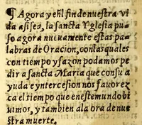 Picture 29 of 36 from Doctrina christiana muy cumplida, : donde se contiene la exposicion de todo lo necessario para doctrinar alos Yndios, y administralles los Sanctos Sacramentos. (1575), leaf 252
