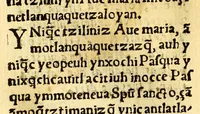 An illustration from Doctrina christiana muy cumplida, : donde se contiene la exposicion de todo lo necessario para doctrinar alos Yndios, y administralles los Sanctos Sacramentos. (1575)