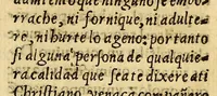 An illustration from Doctrina christiana muy cumplida, : donde se contiene la exposicion de todo lo necessario para doctrinar alos Yndios, y administralles los Sanctos Sacramentos. (1575)