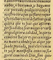An illustration from Doctrina christiana muy cumplida, : donde se contiene la exposicion de todo lo necessario para doctrinar alos Yndios, y administralles los Sanctos Sacramentos. (1575)
