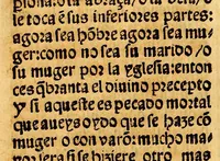 An illustration from Doctrina christiana en le[n]gua española y mexicana: : hecha por los religiosos de la orden de S[an]cto Domingo (1550)