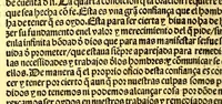 An illustration from Doctrina cristiana: : mas cierta y v[er]dadera p[ar]a ge[n]te sin erudicio[n] y letras: en q[ue] se co[n]tiene el catecismo o informacio[n] p[ar]a indios co[n] todo lo principal y necessario q[ue] el [christ]iano deue saber y obrar (1546)