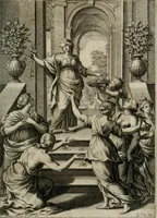 An illustration from Documenti d'amore (1640)