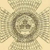 An illustration from Dod's peerage, baronetage and knightage, of Great Britain and Ireland, for ... : including all the titled classes (1866)