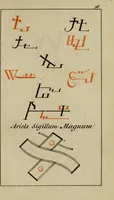 An illustration from Doktor Johannes Faust's Magia naturalis et innaturalis : oder, Dreifacher Höllenzwang, letztes Testament and Siegelkunst, nach einer kostbar ausgestattenten Handschrift in der Herzogl. Bibliothek zu Koburg vollständig und wortgetreu hrsg. in fünf Abtheilungen .. (1849)