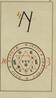 An illustration from Doktor Johannes Faust's Magia naturalis et innaturalis : oder, Dreifacher Höllenzwang, letztes Testament and Siegelkunst, nach einer kostbar ausgestattenten Handschrift in der Herzogl. Bibliothek zu Koburg vollständig und wortgetreu hrsg. in fünf Abtheilungen .. (1849)