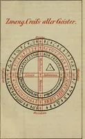 An illustration from Doktor Johannes Faust's Magia naturalis et innaturalis : oder, Dreifacher Höllenzwang, letztes Testament and Siegelkunst, nach einer kostbar ausgestattenten Handschrift in der Herzogl. Bibliothek zu Koburg vollständig und wortgetreu hrsg. in fünf Abtheilungen .. (1849)