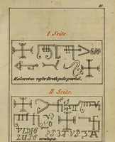 An illustration from Doktor Johannes Faust's Magia naturalis et innaturalis : oder, Dreifacher Höllenzwang, letztes Testament and Siegelkunst, nach einer kostbar ausgestattenten Handschrift in der Herzogl. Bibliothek zu Koburg vollständig und wortgetreu hrsg. in fünf Abtheilungen .. (1849)