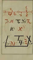 An illustration from Doktor Johannes Faust's Magia naturalis et innaturalis : oder, Dreifacher Höllenzwang, letztes Testament and Siegelkunst, nach einer kostbar ausgestattenten Handschrift in der Herzogl. Bibliothek zu Koburg vollständig und wortgetreu hrsg. in fünf Abtheilungen .. (1849)