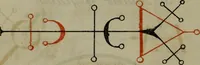 An illustration from Doktor Johannes Faust's Magia naturalis et innaturalis : oder, Dreifacher Höllenzwang, letztes Testament and Siegelkunst, nach einer kostbar ausgestattenten Handschrift in der Herzogl. Bibliothek zu Koburg vollständig und wortgetreu hrsg. in fünf Abtheilungen .. (1849)