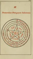 An illustration from Doktor Johannes Faust's Magia naturalis et innaturalis : oder, Dreifacher Höllenzwang, letztes Testament and Siegelkunst, nach einer kostbar ausgestattenten Handschrift in der Herzogl. Bibliothek zu Koburg vollständig und wortgetreu hrsg. in fünf Abtheilungen .. (1849)