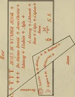 An illustration from Doktor Johannes Faust's Magia naturalis et innaturalis : oder, Dreifacher Höllenzwang, letztes Testament and Siegelkunst, nach einer kostbar ausgestattenten Handschrift in der Herzogl. Bibliothek zu Koburg vollständig und wortgetreu hrsg. in fünf Abtheilungen .. (1849)