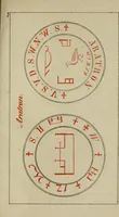 An illustration from Doktor Johannes Faust's Magia naturalis et innaturalis : oder, Dreifacher Höllenzwang, letztes Testament and Siegelkunst, nach einer kostbar ausgestattenten Handschrift in der Herzogl. Bibliothek zu Koburg vollständig und wortgetreu hrsg. in fünf Abtheilungen .. (1849)