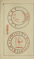 An illustration from Doktor Johannes Faust's Magia naturalis et innaturalis : oder, Dreifacher Höllenzwang, letztes Testament and Siegelkunst, nach einer kostbar ausgestattenten Handschrift in der Herzogl. Bibliothek zu Koburg vollständig und wortgetreu hrsg. in fünf Abtheilungen .. (1849)