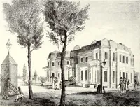 An illustration from Domestic architecture of the American colonies and of the early republic (1922)