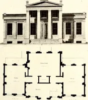 An illustration from Domestic architecture of the American colonies and of the early republic (1922)