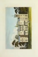 An illustration from Domestic architecture, being a series of designs for mansions, villas, rectory houses, parsonage houses, bailiffs' lodge, gardener's lodge, game-keeper's lodge, park gate lodges, etc. in the Grecian, Italian, and old English styles of architecture. With observations on the appropriate choice of site; the whole designed with strict reference to the practicability of erection, and with due attention to the important consideration of uniting elegance, convenience and domestic comfort with economy ... With accurate estimates appended to each design (1833)