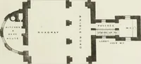 An illustration from Domestic architecture, being a series of designs for mansions, villas, rectory houses, parsonage houses, bailiffs' lodge, gardener's lodge, game-keeper's lodge, park gate lodges, etc. in the Grecian, Italian, and old English styles of architecture. With observations on the appropriate choice of site; the whole designed with strict reference to the practicability of erection, and with due attention to the important consideration of uniting elegance, convenience and domestic comfort with economy ... With accurate estimates appended to each design (1833)