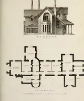 Picture 68 of 100 from Domestic architecture, being a series of designs for mansions, villas, rectory houses, parsonage houses, bailiffs' lodge, gardener's lodge, game-keeper's lodge, park gate lodges, etc. in the Grecian, Italian, and old English styles of architecture. With observations on the appropriate choice of site; the whole designed with strict reference to the practicability of erection, and with due attention to the important consideration of uniting elegance, convenience and domestic comfort with economy ... With accurate estimates appended to each design (1833), leaf 193