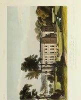 An illustration from Domestic architecture, being a series of designs for mansions, villas, rectory houses, parsonage houses, bailiffs' lodge, gardener's lodge, game-keeper's lodge, park gate lodges, etc. in the Grecian, Italian, and old English styles of architecture. With observations on the appropriate choice of site; the whole designed with strict reference to the practicability of erection, and with due attention to the important consideration of uniting elegance, convenience and domestic comfort with economy ... With accurate estimates appended to each design (1833)