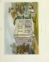An illustration from Domestic architecture, being a series of designs for mansions, villas, rectory houses, parsonage houses, bailiffs' lodge, gardener's lodge, game-keeper's lodge, park gate lodges, etc. in the Grecian, Italian, and old English styles of architecture. With observations on the appropriate choice of site; the whole designed with strict reference to the practicability of erection, and with due attention to the important consideration of uniting elegance, convenience and domestic comfort with economy ... With accurate estimates appended to each design (1833)