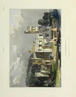 An illustration from Domestic architecture, being a series of designs for mansions, villas, rectory houses, parsonage houses, bailiffs' lodge, gardener's lodge, game-keeper's lodge, park gate lodges, etc. in the Grecian, Italian, and old English styles of architecture. With observations on the appropriate choice of site; the whole designed with strict reference to the practicability of erection, and with due attention to the important consideration of uniting elegance, convenience and domestic comfort with economy ... With accurate estimates appended to each design (1833)